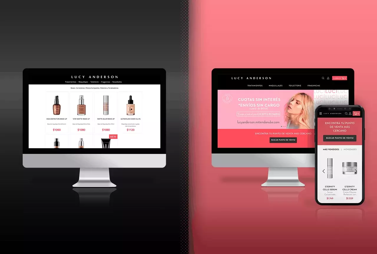 Relanzamiento del sitio de Lucy Anderson