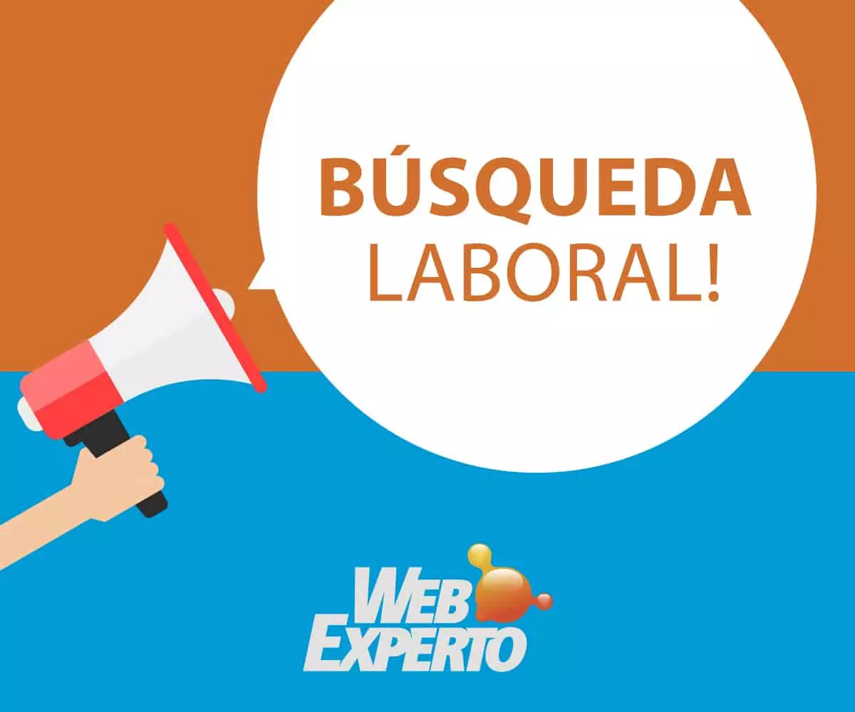 Te estamos buscando! Sumate y hacete un Webexperto!