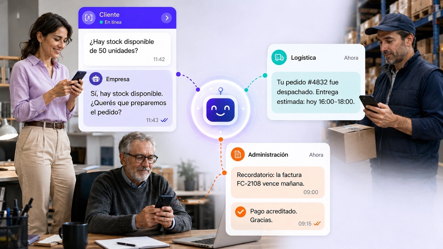 Cómo se automatiza la comunicación en una empresa B2B