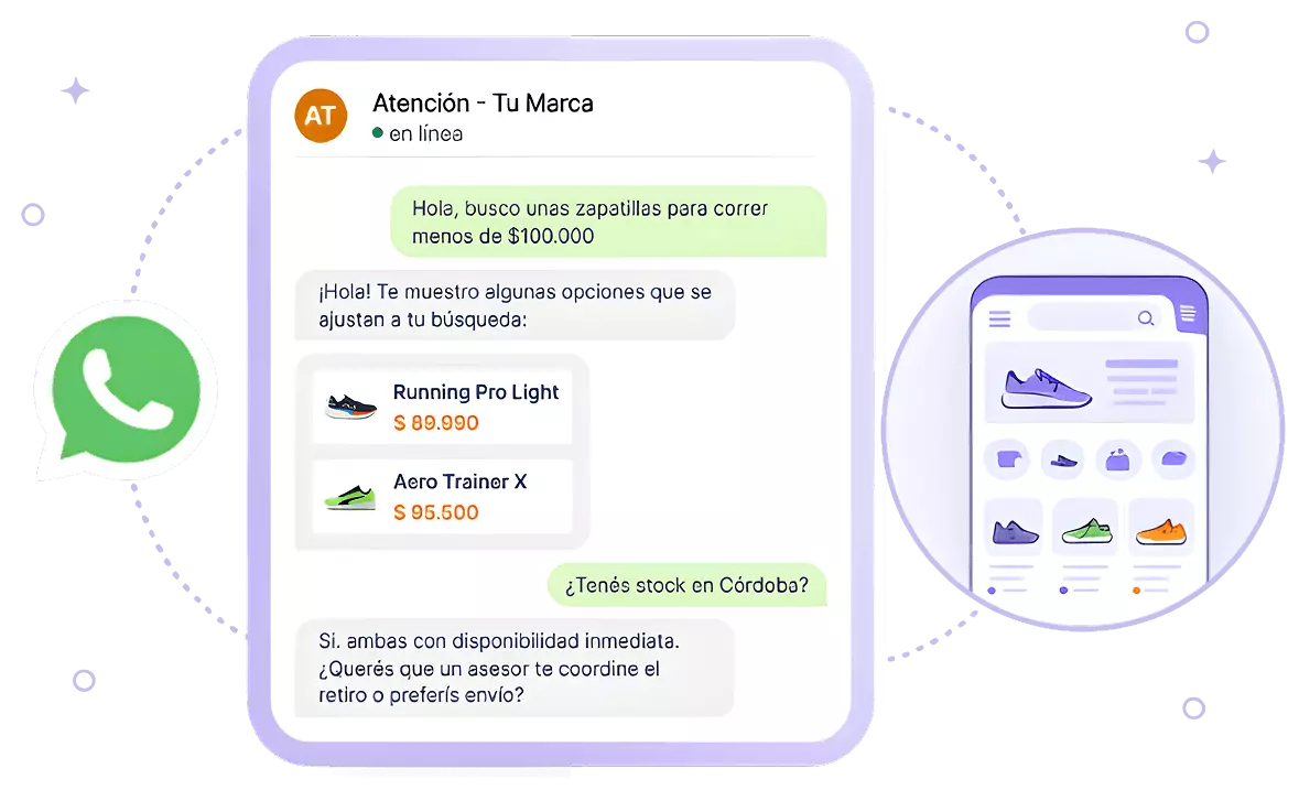 Lanzamos nuestro Agente IA Conversacional integrado al ecommerce: atención y ventas que trabajan 24/7